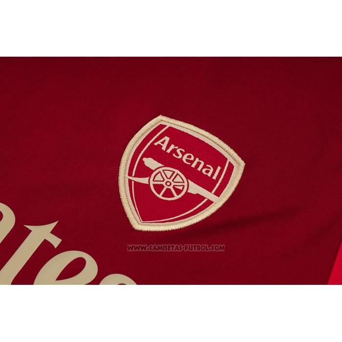 Chandal del Arsenal Manga Corta 2023-2024 Rojo - Pantalon Corto